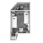 Hotel Zentrum - Komplettes Zimmer, Hochbett, Android Tv & Eigenem Bad - Perfekt Fuer Familien & Gruppen Ulm