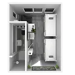 Hotel Zentrum - Komplettes Zimmer, Hochbett, Android Tv & Eigenem Bad - Perfekt Fuer Familien & Gruppen