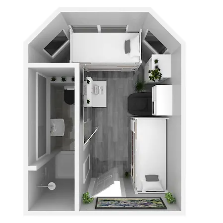 ホテル Zentrum - Komplettes Zimmer, Hochbett, Android Tv & Eigenem Bad - Perfekt Fuer Familien & Gruppen *